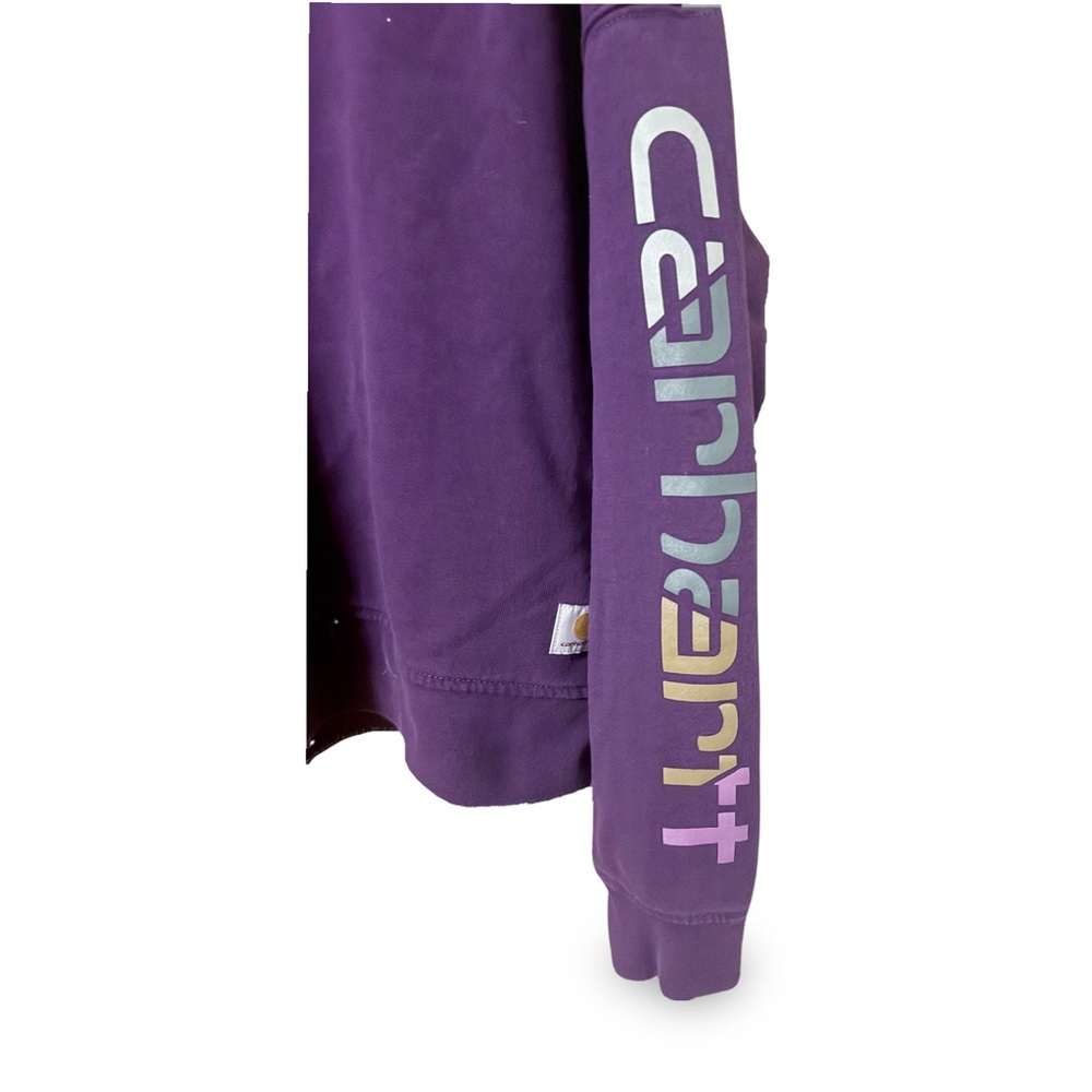 Purple Carhartt Crewneck Sweatshirt - Picture 2 of 4